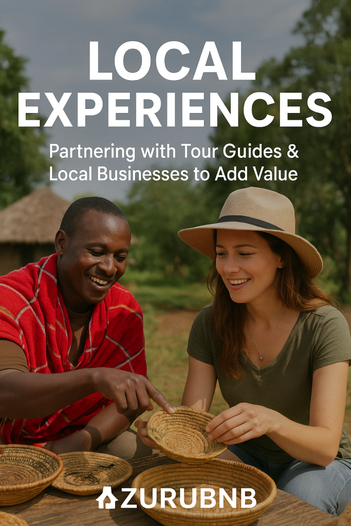 Local Experiences: Partnering with Tour Guides & Local Businesses to Add Value